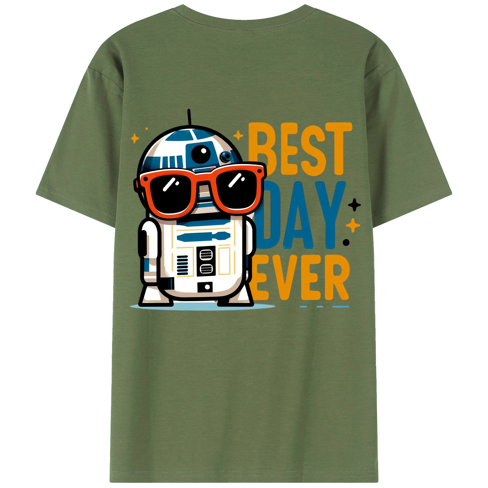 （画像用） スター・ウォーズ Star Wars 綿100％ メンズ半袖Tシャツ（バックプリント） 通気性